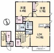 シャーメゾン田園の間取り画像