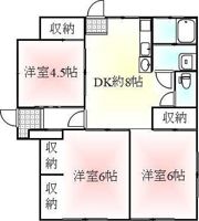 香川町浅野 西川借家2の間取り画像