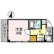 赤畑ハイツの間取り画像
