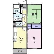 エスポワール大刀洗Ⅰの間取り画像