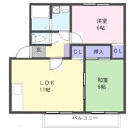 アベニーダHISA A棟の間取り画像