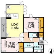 アーバングレイス上杉の間取り画像