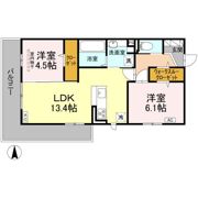ベルマティーナ南松山の間取り画像