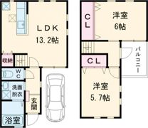 フォルトゥーナB棟の間取り画像