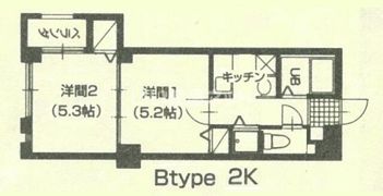 サクラハイツ駅南の間取り画像