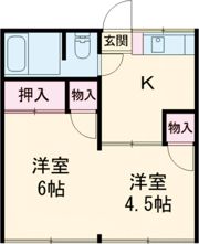 かすみ台コーポの間取り画像