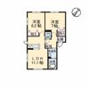 ハピネス西条 B棟の間取り画像