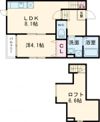 ハレクラニ佐賀東の間取り画像