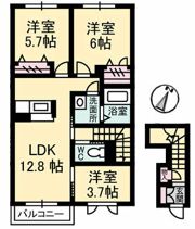 サンフラワー G棟の間取り画像