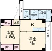 ビレッジハウス南郊2号棟の間取り画像