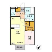 アリエーテAOKIの間取り画像