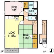 プレジオ六番館の間取り画像