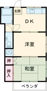 コーポMの間取り画像