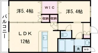 ジェネシス京町台の間取り画像