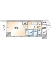 クオーレ神戸山手の間取り画像