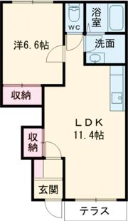 ソレイユ南の間取り画像