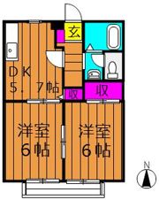 ソレジオミキの間取り画像