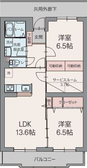 パラッツォ トガリーゼの間取り画像