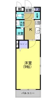 ピュアハウス・Kの間取り画像