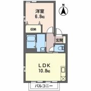 プラージュBの間取り画像