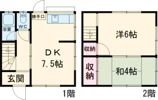 コーポ和田角倉A棟の間取り画像