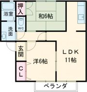 サンガーデン創 Ⅱの間取り画像
