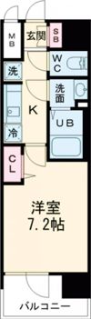 ソルテラスOSAKA弁天町クレアストの間取り画像