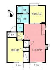 カーサ柏台Aの間取り画像