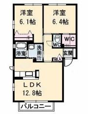 シャーメゾン洛陽 D棟の間取り画像