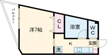 シャポー渡鹿の間取り画像