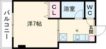 シャポー渡鹿の間取り画像