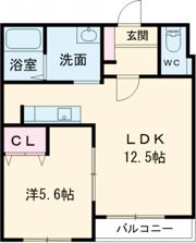 カーサ クオーレの間取り画像