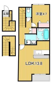 la u lea 富沢の間取り画像