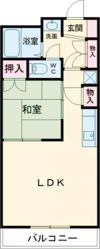 高砂ハイツ石原1の間取り画像
