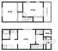 御立中戸建の間取り画像