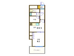 ダイアパレス丸之内弐番館の間取り画像