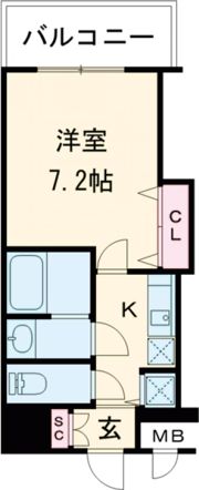 Luxe芦屋南の間取り画像