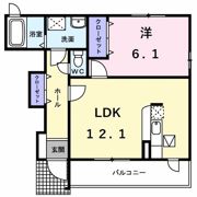 ミモザの間取り画像