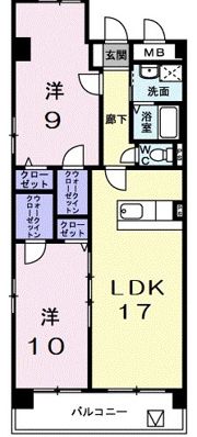 レジデンス牟礼の間取り画像