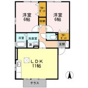 セジュールかすみ A棟の間取り画像