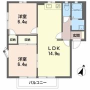 笹川ロッジ Aの間取り画像