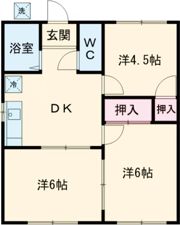 メロディーハイムの間取り画像