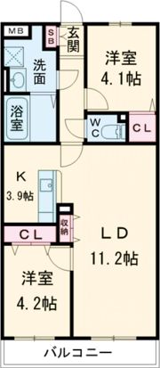 T・フェアリートキワの間取り画像