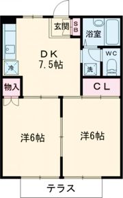 コンテッサ武蔵野Aの間取り画像