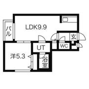 オルセー厚別中央II B棟の間取り画像