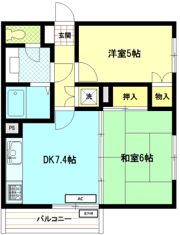 ドエル砂押橋の間取り画像