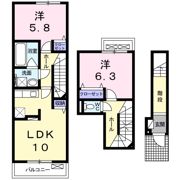 フルール アンジュの間取り画像