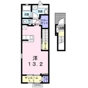 ライジング2の間取り画像