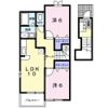 クレールふしのの間取り画像