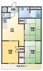 コーポエンゼルの間取り画像